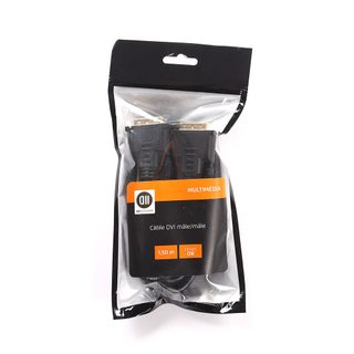 Câble Dvi/dvi Mâle/mâle 1.5m Noir Vendu En Sachet Dvi-i 24+5