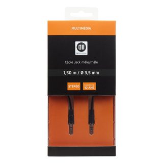 Câble Jack3.5mm Mâle1.50 M