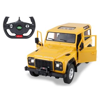 Voiture Télécommandée Jamara Land Rover Defender 1:14 27x12x10 Cm Jaune Plastique