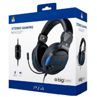Bigben Casque Gaming - PS4 - Stéréo - Micro réglable - Coussins confortables