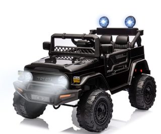 Véhicule Électrique Milly Mally Toyota Fj Cruiser 12v Noir Plastique