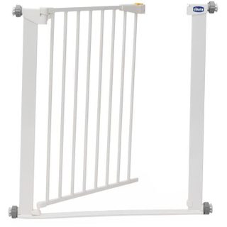Chicco Barrière de Sécurité Métal Auto-close Double Ouverture Blanc 72 x 79 cm