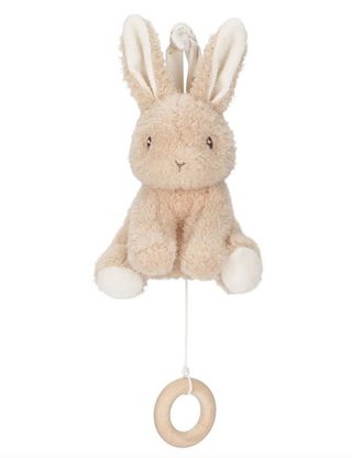 Doudou Musical Little Dutch Lapin Creme Multicolor 100% Polyester