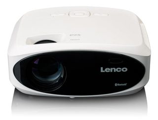 Lenco Lpj-900wh Vidéo-projecteur Projecteur À Focale Standard 250 Ansi Lumens Led 1080p (1920x1080) Noir, Blanc