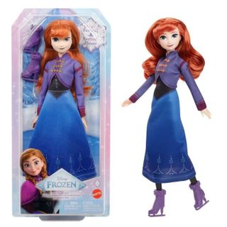 Mattel Disney Anna Poupée Patinage-la Reine Des Neiges: Le Festival De L'hiver - Jbg54