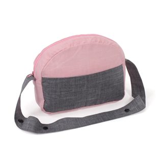 Sac À Langer Pour Poussettes De Poupées Gris Rose