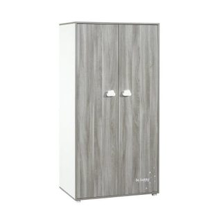 Babyprice Armoire Chambre Bebe Smile Chene Silex 2 Portes
