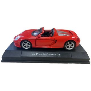 Voiture Miniature De Collection - Porsche Carrera Gt - Rouge - 1/24