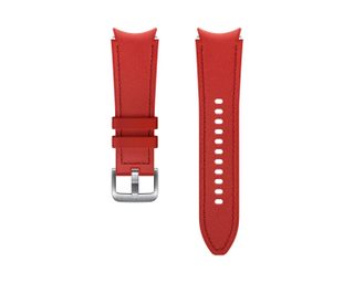 Cinturino Samsung Et-shr88sregeu Smartwatch Galaxy Watch4 Watch4 Classic Ridge Sport Leather Band Rosso