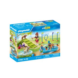 Aire de jeux pour chiens et personnages 71745 PLAYMOBIL