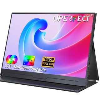 Écran 15,6" Fhd 1080p Ips - Léger & Ultraplat, Compatible Hdmi/type-c, Support Vesa, Pour Pc Portable, Ps5/switch, Smartphone/tabl