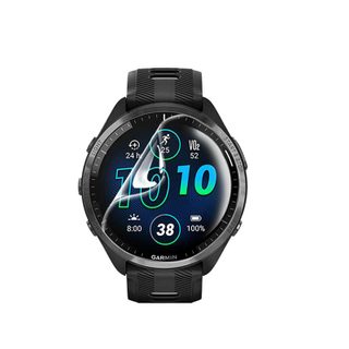 Protection D'écran En Hydrogel Tpu Compatible Avec Garmin Forerunner 965 - Positionnement Semi-adsorption (lot De 2)
