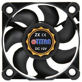 Titan Tfd-5010m12z Système De Refroidissement D’ordinateur Boitier Pc Ventilateur 5 Cm Noir