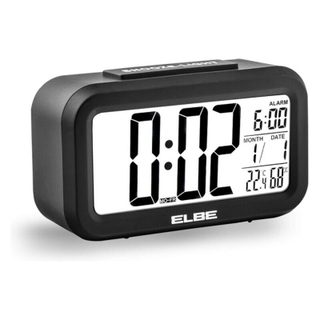 Radio-réveil Elbe Rd668n Noir Lcd 4,4"