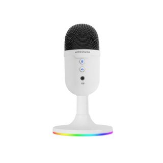Microphone De Jeu Mars Blanc Argb Mmic-cx