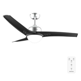 Cecotec - Ventilateur De Plafond Avec Lumière Energysilence Aero 560 Ironblack - 60 W, Diamètre 132 Cm, Led 18 W Et