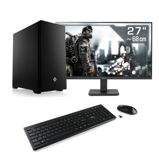 Pc Gamer M11500h, Ryzen 7 5700x (8x 3400 Mhz), Geforce Rtx 4060, 32 Go Ddr4 Ram, M.2 Pcie Ssd 1000 Go, Windows 11