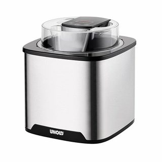 Unold 48855 Sorbetière Sorbetière Traditionnelle 1,5 L 12 W Noir, Acier Inoxydable