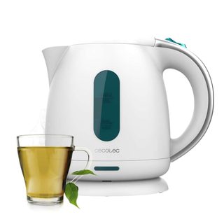 Cecotec Bouilloire Électrique Thermosense 140 White. Bouilloire 1 L Sans Bpa, 2200 W, Filtre Anti-calcaire, Base Rotativ