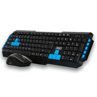Clavier Et Souris Sans Fil 3go Combodrilew 2