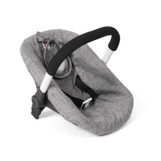 Siège Auto Pour Poupée Avec Adaptateur Jeans Gris