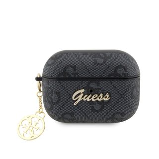 Étui À Breloques Pour Airpods Pro 2 Motif 4g Script Noir Guess