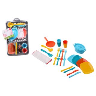 Ensemble De Cuisine Johntoy Avec Vaisselle Complète, 27 Pièces