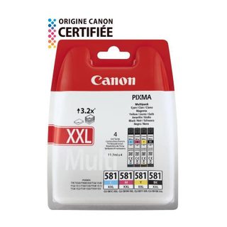 Canon Cli-581xxl C/m/y/bk Multi Pack - Pack De 4 - 11.7 Ml - Very High