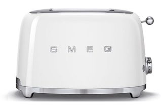 Grille-pain Smeg 50's Retro Style Tsf01wheu 2 Fentes 950 W Blanc Acier Inoxydable