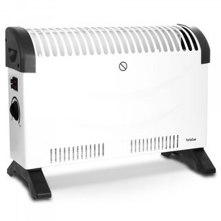 Briebe 128215 Intérieure Gris, Blanc 2000 W Chauffage Électrique À Convecteur