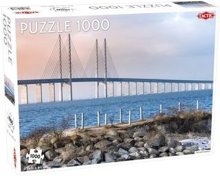 Tactic Puzzle 1000 Pcs Oresund Bridge