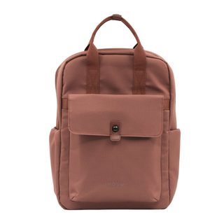Inovu Sac À Dos Blush Marron Pc Jusqu'à 16" – 17 L, Hydrofuge, Poches Bouteille/parapluie, Compatible Mac