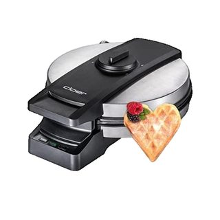 Gaufrier Cloer 1898xl 1200w En Acier Inoxydable, 5 Niveaux De Cuisson