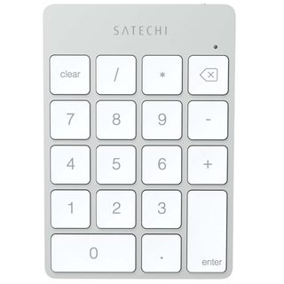Pavé Numérique Sans Fil Bluetooth En Aluminium Ultra Fin Argent Satechi