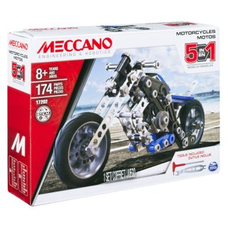 Jouet Moto 5 modèles MECCANO