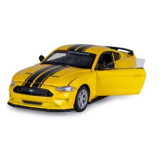 Miniature Ford Mustang Gt Jamara 1:42 Jaune Metal