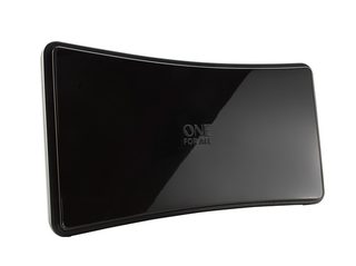 One For All Design Line Dvb-t2 Curved Antenne 5g Black Antenne Tv Intérieure