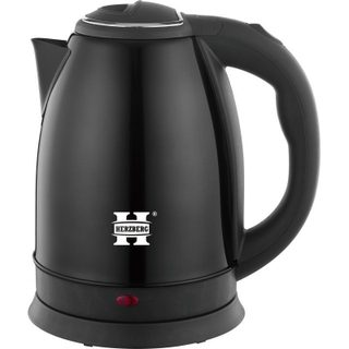 Bouilloire Électrique 1.8l Inox Sans Fil Noir Herzberg Hg5011-blk