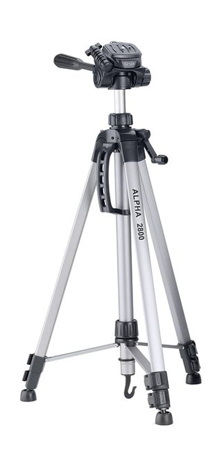 Cullmann Alpha 2800 Trépied Caméras Numériques 3 Pieds Noir, Argent