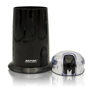 Moulin À Café Électrique, Graines Et Noix, Double Lame Acier, Broyage 40 G/min Mpm Mmk-07/c Noir 140w