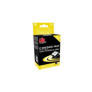 Canon Pg-545xl Cl-546xl Pack De 2 Cartouches Compatibles C-545xl C-546xl Upprint