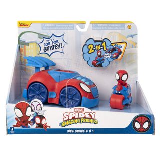 Véhicule Spidey and his amazing friends + figurine JAZWARES