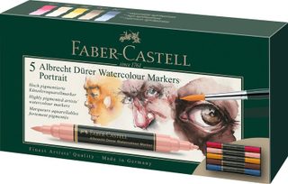 Marqueurs Aquarelle Faber-castell Albrecht Dürer - Set De 5 Pièces