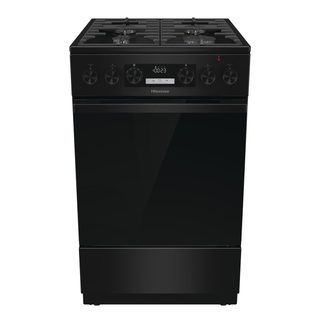 Gazinière Hisense Hks5c71bf 4 Foyers Gaz Four 71 L Noir