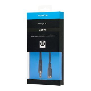 Câble Jack 3,5 Mm Mâle/femelle 2.50 Fiches Or