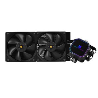 Cpu Liquid Cooler Thermalright Frozen Prism 240 Tl-e12 Pwm X2 3300rpm Black Copper