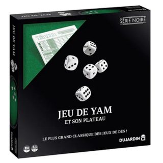 Jeu de société Yam et son plateau - série noire DUJARDIN
