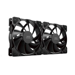 Mars Gaming Mfprox2 Système De Refroidissement D’ordinateur Boitier Pc Ventilateur 12 Cm Noir 2 Pièce(s)