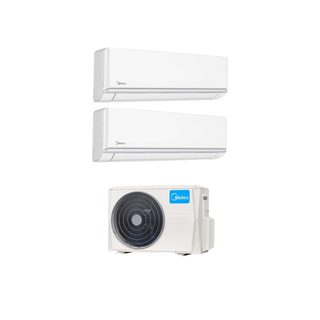 Climatiseur Midea Élégance 12+12 Wi-fi, Éco Mode, Contrôle Vocal