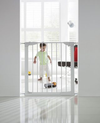 Barrière De Sécurité Enfant Munchkin Portillon Automatique Métal, L.76 /82cm